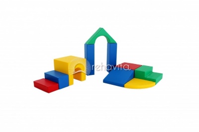 IGLU Daudzfunkcionāls Soft Play komplekts - Creativity, 10 formas ar neslīdošu pamatni