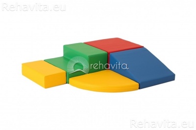 IGLU soft play komplekts Corner Climber SET 6, 5 formas ar neslīdošu pamatni