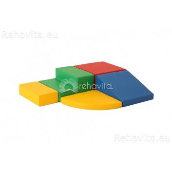 IGLU soft play komplekts Corner Climber SET 6, 5 formas ar neslīdošu pamatni