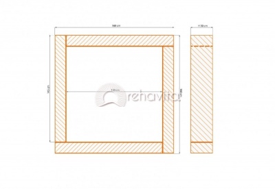 IGLU SOFT Baseins (160 x 160 cm)