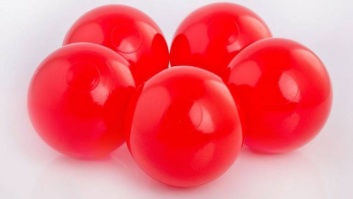 Ball-pool balls RED color