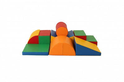 IGLU Soft Play komplekts - Adventurer, 8 formas ar neslīdošu pamatni