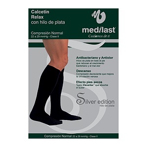 NORMAL COMPRESSION Travel socks (class II) with Silver iones