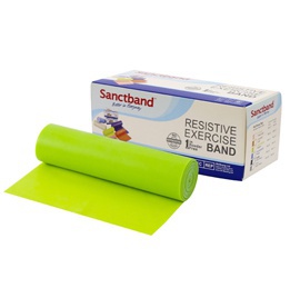 Gymnastic rubber - resistance band Sanctband ™ lime - medium resistance