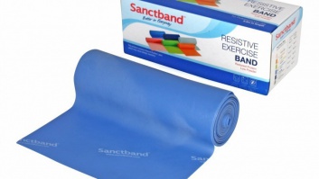Gymnastic rubber - resistance band Sanctband ™ blueberry - heavy resistance