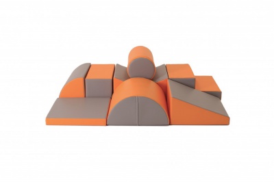 IGLU Soft Play komplekts - Adventurer, 8 formas ar neslīdošu pamatni