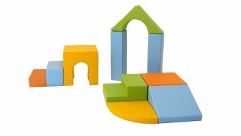 IGLU Daudzfunkcionāls Soft Play komplekts - Creativity, 10 formas ar neslīdošu pamatni