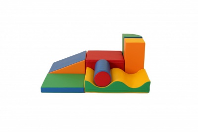 IGLU Soft Play komplekts Discoverer XL,  7 formas formas ar neslīdošu pamatni