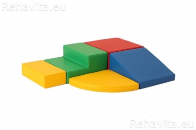 IGLU soft play komplekts Corner Climber SET 6, 5 formas ar neslīdošu pamatni