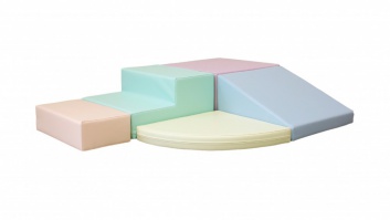 IGLU soft play komplekts Corner Climber SET 6, 5 formas ar neslīdošu pamatni