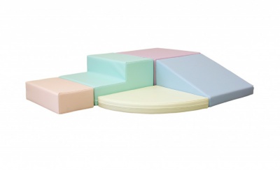 IGLU soft play komplekts Corner Climber SET 6, 5 formas ar neslīdošu pamatni
