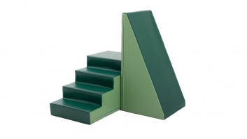 Set of IGLU XXL blocks SET 1X - stairs and slide non slip base