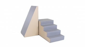 Set of IGLU XXL blocks SET 1X - stairs and slide non slip base