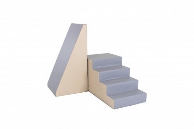 Set of IGLU XXL blocks SET 1X - stairs and slide non slip base
